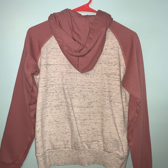 doublju pink and grey pullover sweatshirt - Picture 3 of 3